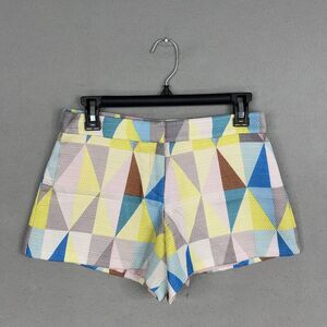 Alexis Shorts Womens XS Pastel Yellow Blue Pink High Rise Designer Luxury Resort